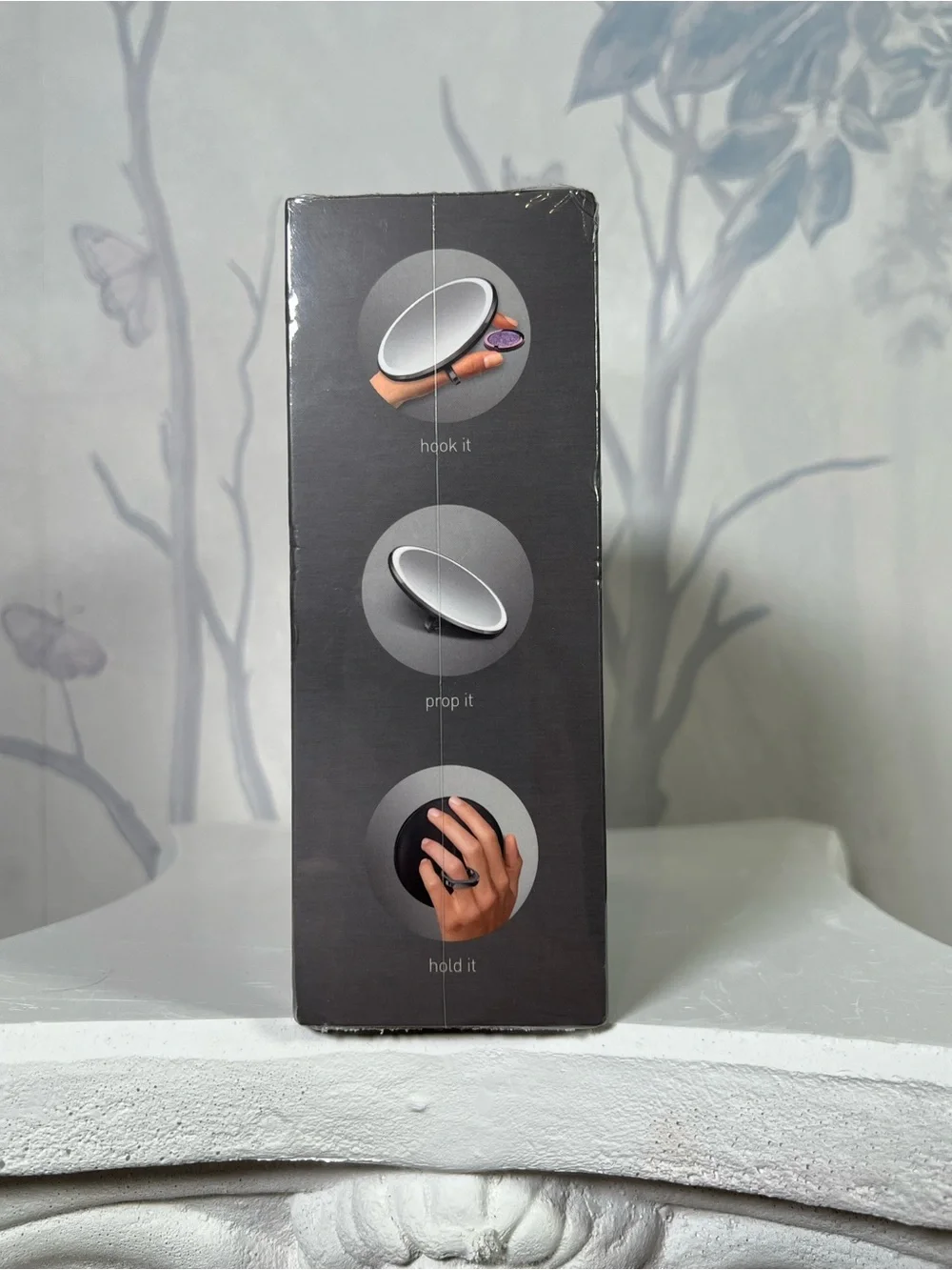 Simple human Compact Sensor Mirror - Black Stainless Steel